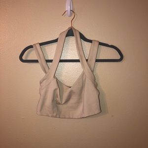 Lulus - two piece nude set